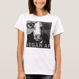 Veganer AF Pop Kunsthemd in Schwarz/Weiß T-Shirt