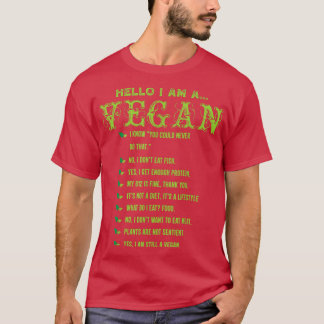 Veganer Aktivismus Funny Pro Vegan Checkliste T-Shirt