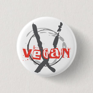 Veganer Anarchist Button