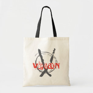 Veganer Anarchist Tragetasche