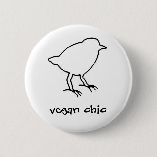 veganer Chicknopf Button