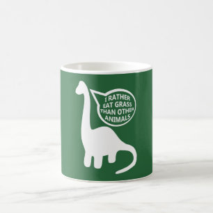Veganer Dinosaurier Tasse