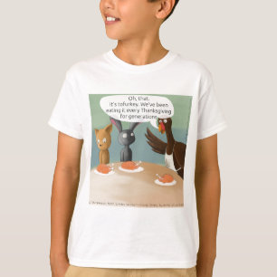 Veganer Erntedank Funny T-Shirt