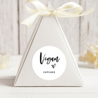 Veganer Gegenstand | Moderne Lässige Schrift und H