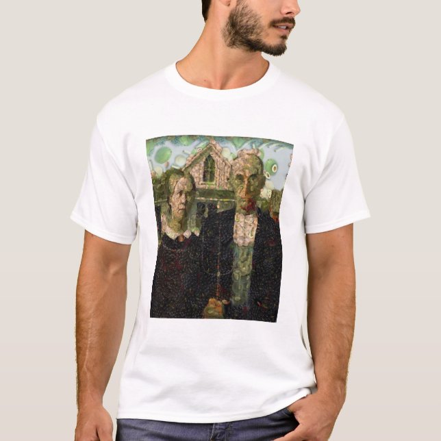 Veganer gotischer Kunstlöffel T-Shirt (Vorderseite)