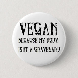 Veganer Graveyard Button