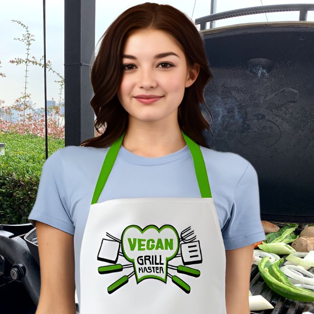 Veganer Grillmeister Schürze (Von Creator hochgeladen)