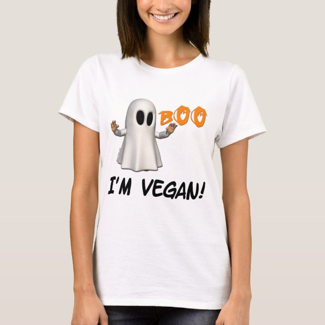 Veganer Halloween-T - Shirt (Vorderseite)