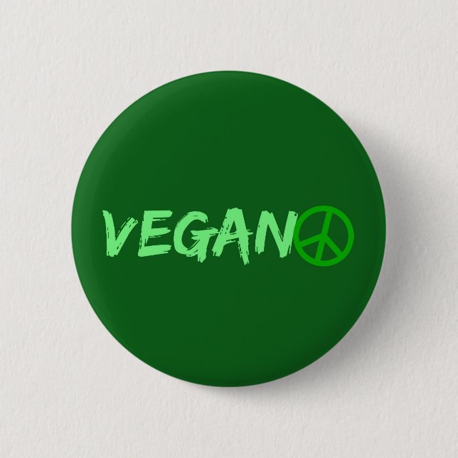 Veganer Knopf Button (Vorderseite)