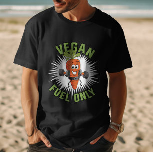 Veganer Kraftstoff nur für Karotte T-Shirt