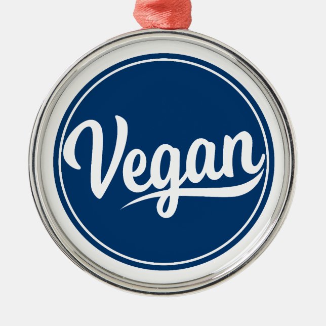 Veganer Kreis Ornament Aus Metall (Vorne)