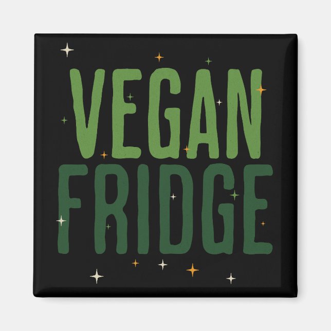 VEGANER KÜHLSCHRANK MAGNET (Vorne)