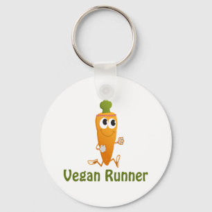 Veganer Läufer - Karrot Schlüsselanhänger