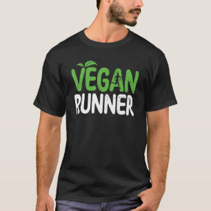 Veganer Läufer Vegan Vegetarische Ernährung Sportl T-Shirt