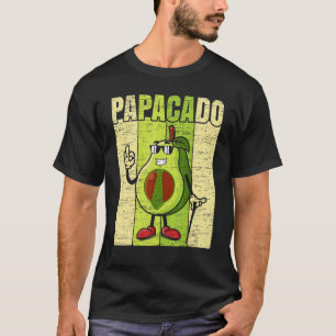 Veganer Papa Avocado Dad Neuer Vater Vegan Schwang T-Shirt