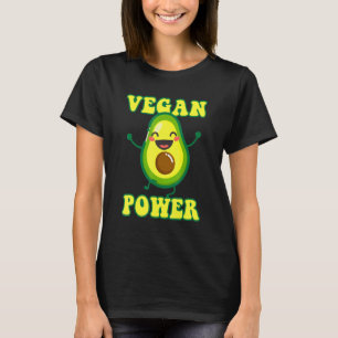 Veganer Power Avocado Vegetables Gesundheit Vegeta T-Shirt