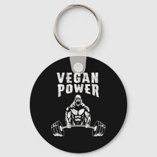 Veganer Power Gorilla Bodybuilding Gym Workout Des Schlüsselanhänger