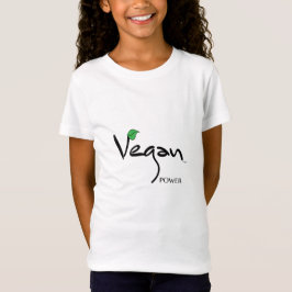 Veganer Power mit grünem Leaf Cool T-Shirt