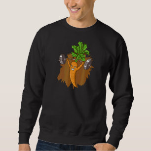 Veganer Power Vegetarische Pflanze Karotte Bodybui Sweatshirt