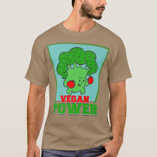 Veganer Power Vegetarische Veggies Boing Fight Bro T-Shirt