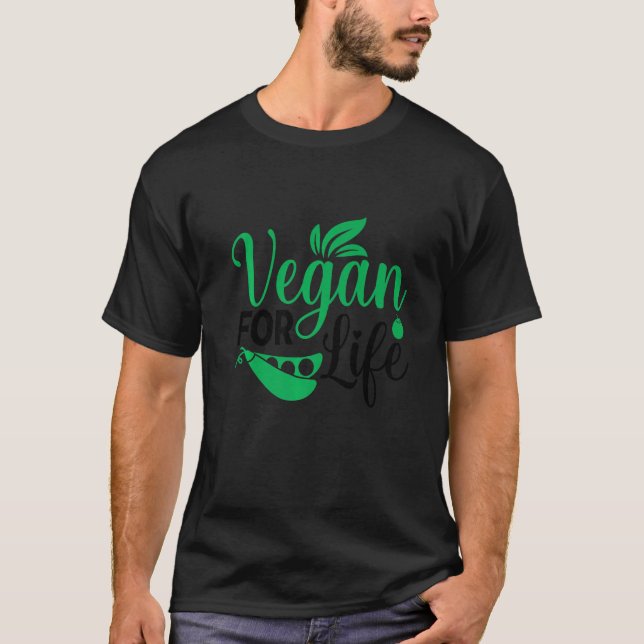 Veganer Power Veggie Vegan Gesunde Muskeln Vegetar T-Shirt (Vorderseite)