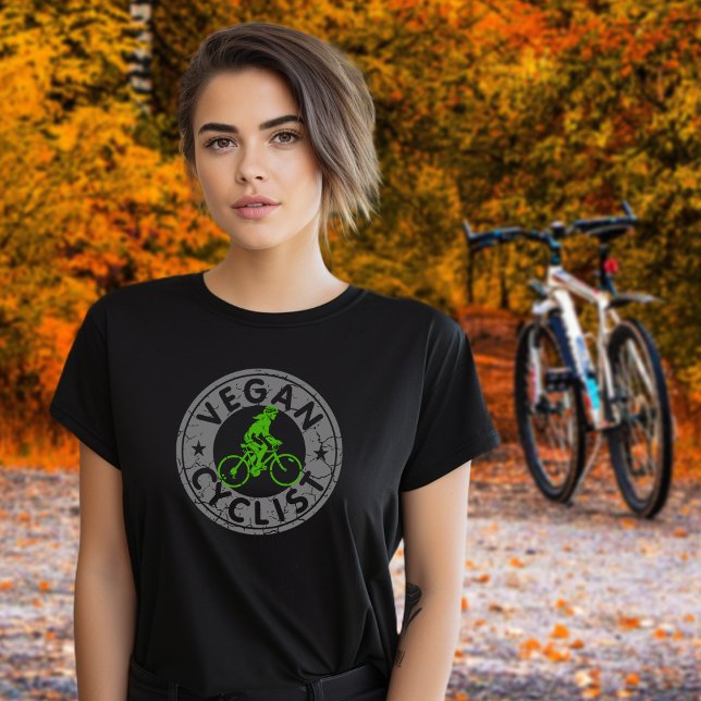 Veganer Radfahrer, Fitness T-Shirt (Von Creator hochgeladen)