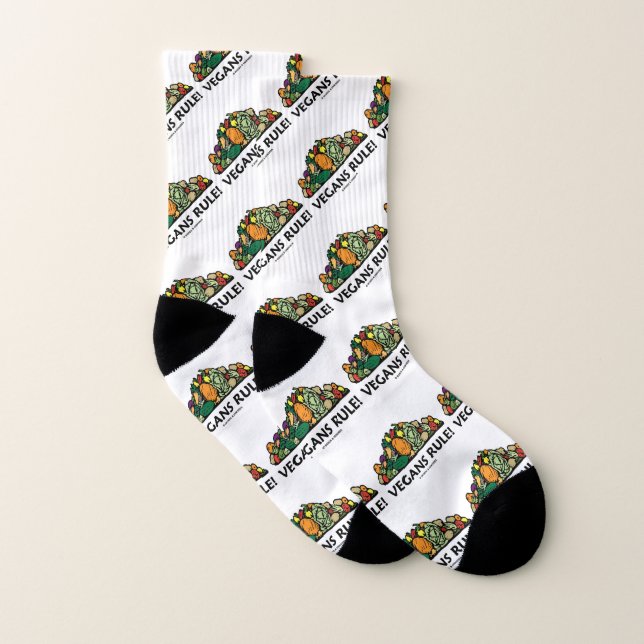 Veganer-Regel! Gemüse Socken (Paar)