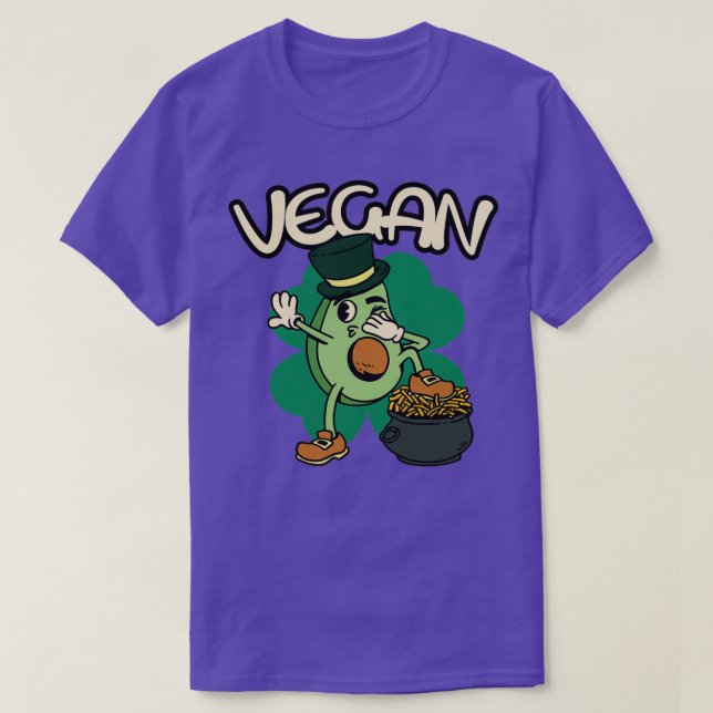 Veganer sind überall Avocado T-Shirt (Design vorne)