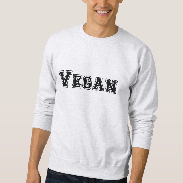Veganer Sweatshirtpullover Sweatshirt (Vorderseite)