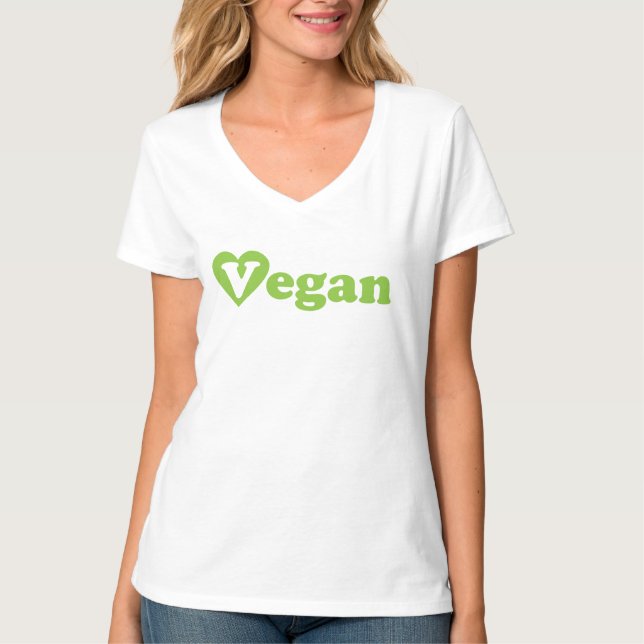 Veganer T - Shirt (Vorderseite)