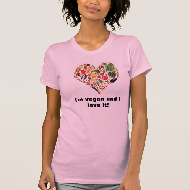 Veganer T - Shirt (Vorderseite)