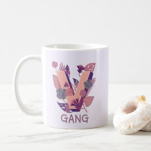 Veganer vegetarischer Tee Kaffeetasse