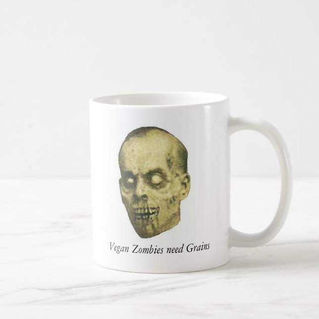 Veganer Zombie Tasse (Rechts)