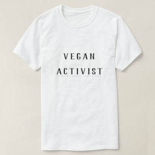 Veganes Aktivisten-Shirt (weiß) T-Shirt