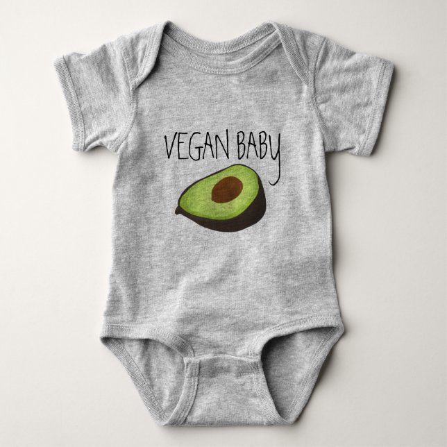 Veganes Baby Baby Strampler (Vorderseite)
