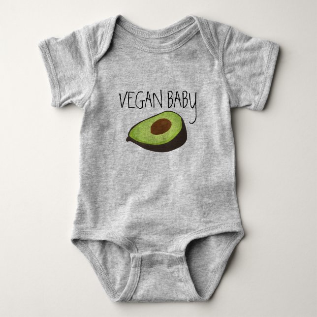 Veganes Baby Strampler (Vorderseite)