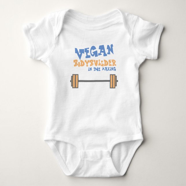 Veganes Baby wachsen Strampler (Vorderseite)