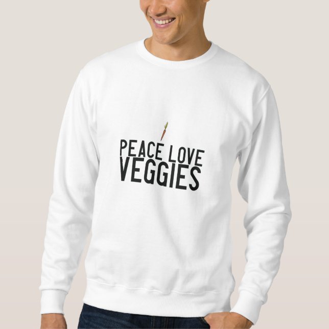 Veganes Carrot-Geschenk Sweatshirt (Vorderseite)