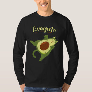 Veganes Essen Avogato Hauskatze Katzenküppchen zum T-Shirt