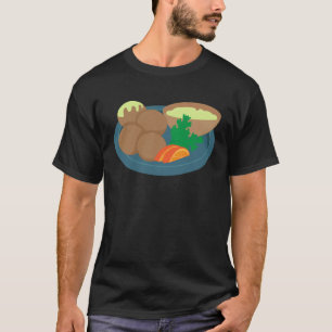 Veganes Essen Falafel Hummus Levantinisches Essen T-Shirt