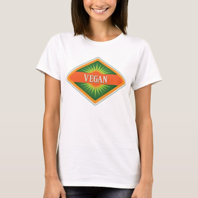 Veganes Farblogo T-Shirt (Vorderseite)