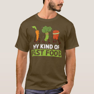 Veganes Funny Fast Food Vegetarian Lifest T-Shirt