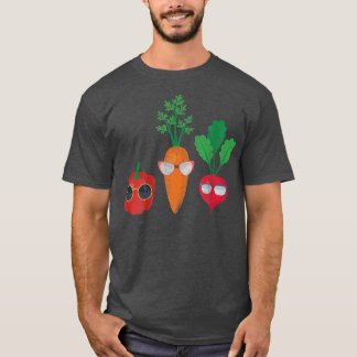 Veganes Gemüse Veggies Vegetarier Veganismus Dista T-Shirt