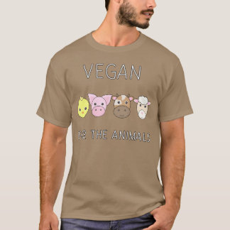 Veganes Geschenk für Tiere T-Shirt
