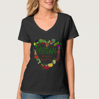 Veganes Herz T-Shirt