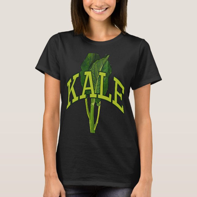 Veganes Kale-Gemüse mit Kale-Protein T-Shirt (Vorderseite)