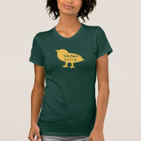 Veganes Küken-Camouflage-T-Shirt (Gelb)