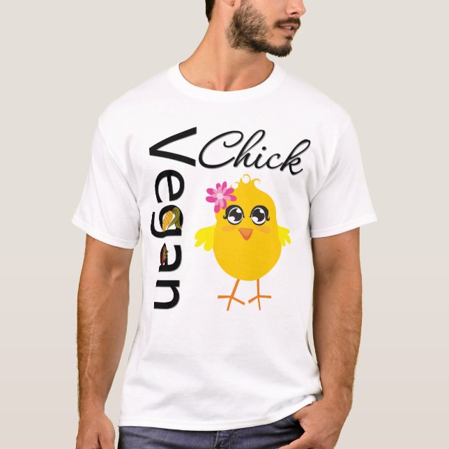 Veganes Küken T-Shirt (Vorderseite)