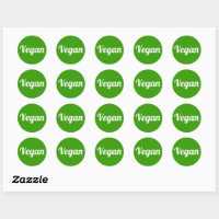 Veganes kulinarisches Etikett