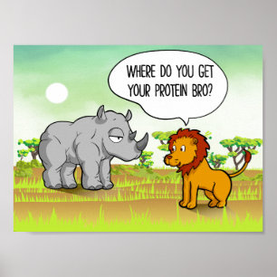 Veganes Protein-BH-Poster Poster